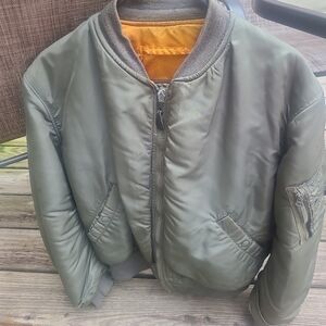 1960's United States Air Force flight jacket sage green